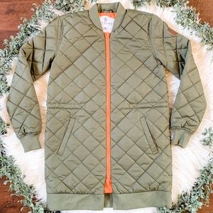 NWOT Element Sharpen Longline Bomber Jacket